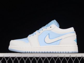 2023 Air Jordan 1 Low "Ice Blue" DV1299-104 Basketball Shoes