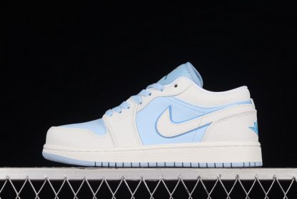 2023 Air Jordan 1 Low "Ice Blue" DV1299-104 Basketball Shoes