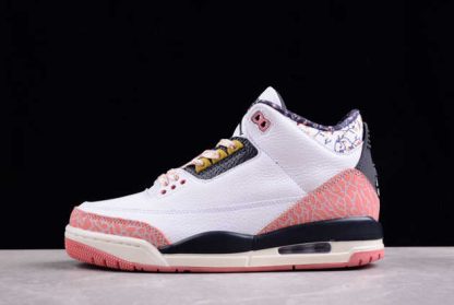 441140-100 Air Jordan 3 GS Red Stardust Vintage Floral AJ3 Basketball Shoes