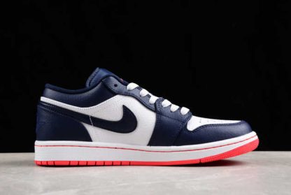 553558-481 Air Jordan 1 Retro Low Obsidian Ember AJ1 Basketball Shoes-1