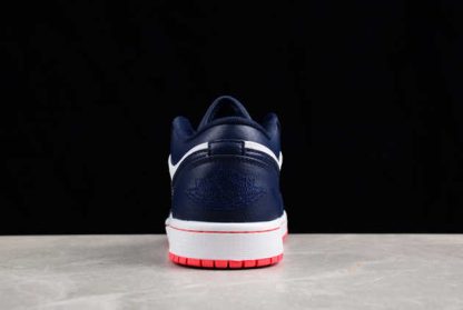 553558-481 Air Jordan 1 Retro Low Obsidian Ember AJ1 Basketball Shoes-3