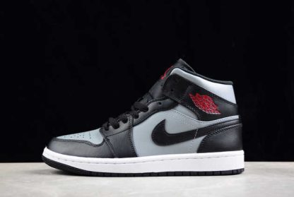 554724-096 Air Jordan 1 Mid Shadow AJ1 Basketball Shoes