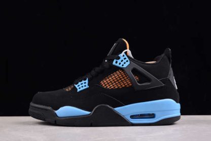 AQ9129-003 Air Jordan 4 City Field Black Blue AJ4 Basketball Shoes