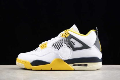 AQ9129-101 Air Jordan 4 Vivid Sulfur Basketball Shoes