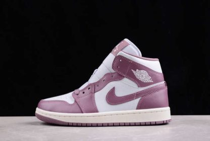 BQ6472-050 Air Jordan 1 Mid Sky J Mauve AJ1 Basketball Shoes