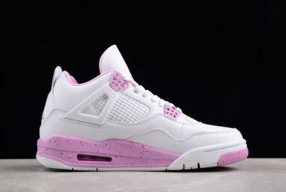 CT8527-116 Wmns Air Jordan 4 White Pink Oreo AJ4 Basketball Shoes-1