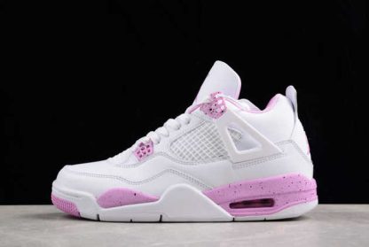 CT8527-116 Wmns Air Jordan 4 White Pink Oreo AJ4 Basketball Shoes