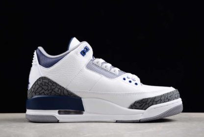 CT8532-140 Air Jordan 3 Retro Midnight Navy AJ3 Basketball Shoes-1