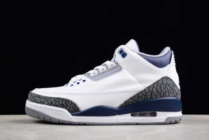 CT8532-140 Air Jordan 3 Retro Midnight Navy AJ3 Basketball Shoes