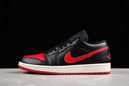 DC0774-061 Air Jordan 1 Low Bred Sail AJ1 Basketball Shoes