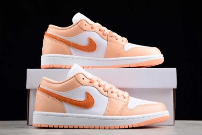 DC0774-801 Air Jordan 1 Low Wmns Sunset Haze AJ1 Basketball Shoes-4