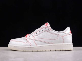 DM7866-601 Travis Scott x Air Jordan 1 Low OG AJ1 Basketball Shoes