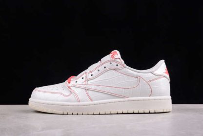 DM7866-601 Travis Scott x Air Jordan 1 Low OG AJ1 Basketball Shoes