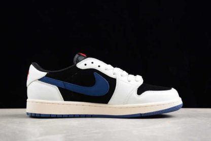 DM7866-713 Travis Scott x Air Jordan 1 Low OG Fragment Design AJ1 Basketball Shoes-1