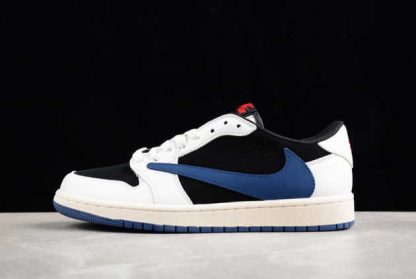 DM7866-713 Travis Scott x Air Jordan 1 Low OG Fragment Design AJ1 Basketball Shoes