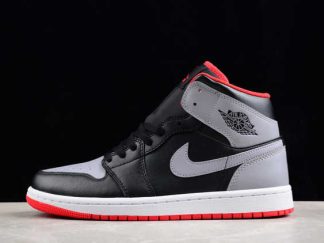 DQ8426-006 Air Jordan 1 Mid "Black Cement" Basketball Shoes