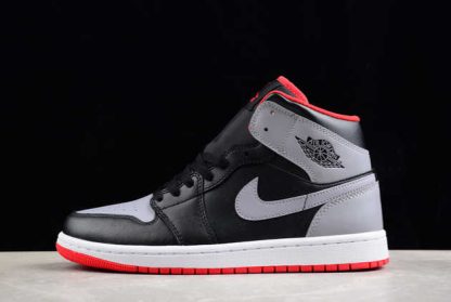 DQ8426-006 Air Jordan 1 Mid "Black Cement" Basketball Shoes