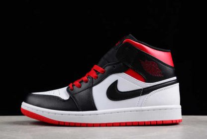 DQ8426-106 Air Jordan 1 Mid SE Gym Red Black Toe AJ1 Basketball Shoes