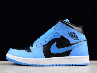 DQ8426-401 Air Jordan 1 Mid University Blue Black AJ1 Basketball Shoes