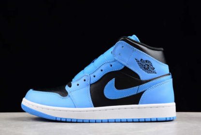 DQ8426-401 Air Jordan 1 Mid University Blue Black AJ1 Basketball Shoes