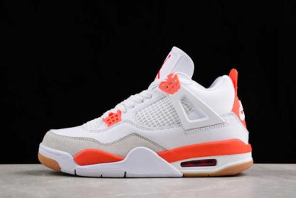 DR5415-108 Nike SB x Air Jordan 4 White Orange AJ4 Basketball Shoes