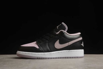 DV1333-051 Air Jordan 1 Low SE Black Iced Lilac AJ1 Basketball Shoes