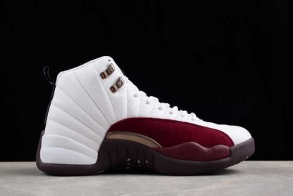 DV6989-100 A Ma Maniere x Air Jordan 12 White Burgundy AJ12 Basketball Shoes-1