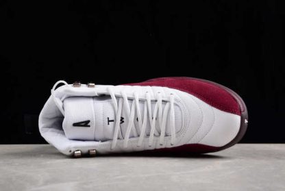 DV6989-100 A Ma Maniere x Air Jordan 12 White Burgundy AJ12 Basketball Shoes-2