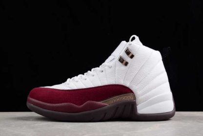 DV6989-100 A Ma Maniere x Air Jordan 12 White Burgundy AJ12 Basketball Shoes