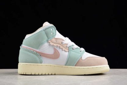 DZ5361-100 Air Jordan 1 Mid SE Pink Oxford AJ1 Basketball Shoes-1