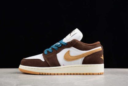 FB2216-200 Air Jordan 1 Low Cacao Wow AJ1 Basketball Shoes