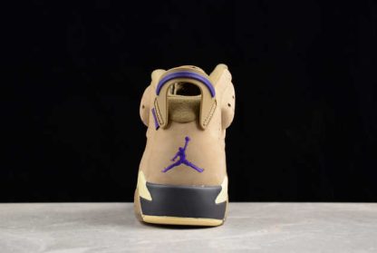 FD1643-300 Air Jordan 6 Gore-Tex Brown Kelp AJ6 Basketball Shoes-4