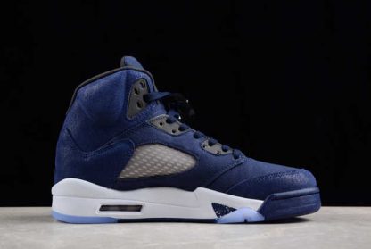 FD6812-400 Air Jordan 5 Retro SE Midnight Navy AJ5 Basketball Shoes-1