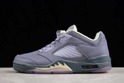 FJ4563-500 Air Jordan 5 Retro Low Indigo Haze AJ5 Basketball Shoes