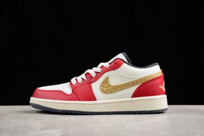 FJ5735-100 Air Jordan 1 Low Year of the Dragon 2024 Basketball Shoes