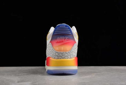 FN0344-901 J. Balvin x Air Jordan 3 Retro Medellín Sunset AJ3 Basketball Shoes-4