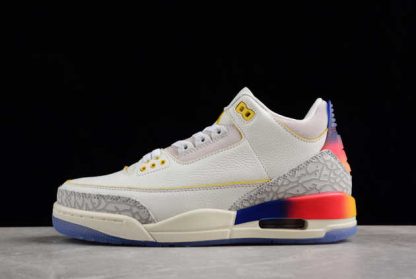 FN0344-901 J. Balvin x Air Jordan 3 Retro Medellín Sunset AJ3 Basketball Shoes