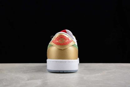 FQ6593-100 Air Jordan 1 Low OG Year Of The Dragon Basketball Shoes-2