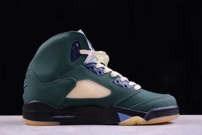 FZ5758-003 A Ma Maniere x Air Jordan 5 Retro SP Dark Green/Black AJ5 Basketball Shoes-1