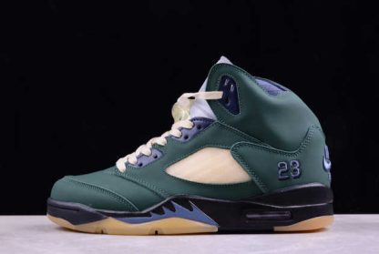 FZ5758-003 A Ma Maniere x Air Jordan 5 Retro SP Dark Green/Black AJ5 Basketball Shoes