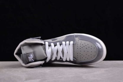 DQ0659-005 Air Jordan 1 Zoom CMFT Patent Leather Grey AJ1 Basketball Shoes-2