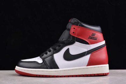 DZ5485-106 Air Jordan 1 High OG Black Toe Reimagined AJ1 Basketball Shoes