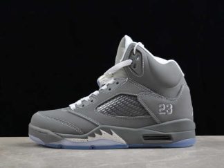 136027-005 Air Jordan 5 Retro Wolf Grey AJ5 Basketball Shoes