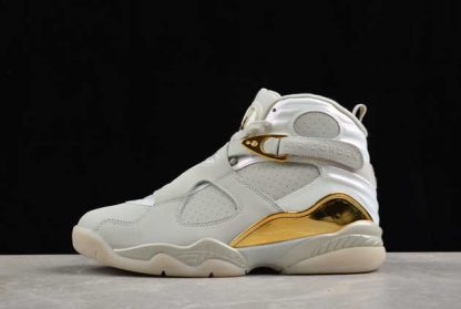 832821-030 Air Jordan 8 Retro Champagne AJ8 Basketball Shoes