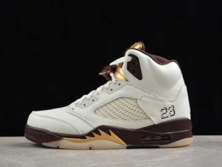 DD9336-200 Air Jordan 5 Retro Earth Gold AJ5 Basketball Shoes