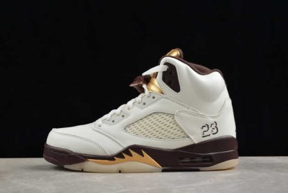 DD9336-200 Air Jordan 5 Retro Earth Gold AJ5 Basketball Shoes