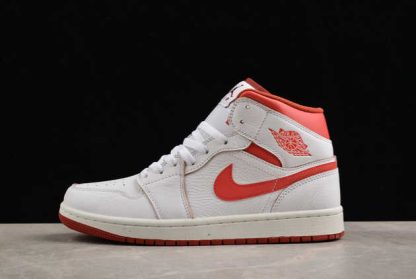 FJ3458-160 Air Jordan 1 Mid SE Dune Red AJ1 Basketball Shoes