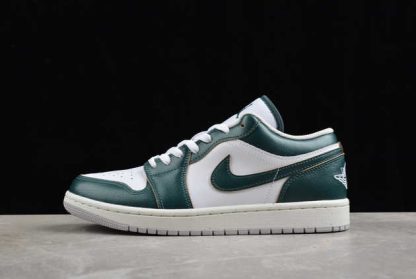 FQ7687-300 Air Jordan 1 Low SE Oxidized Green AJ1 Basketball Shoes