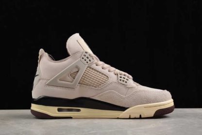 FZ4810-200 A Ma Maniere x Air Jordan 4 Fossil Stone AJ4 Basketball Shoes-1