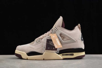 FZ4810-200 A Ma Maniere x Air Jordan 4 Fossil Stone AJ4 Basketball Shoes